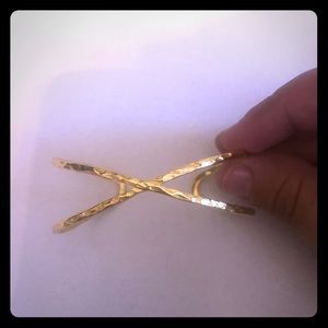 Gorjana adjustable cross bangle